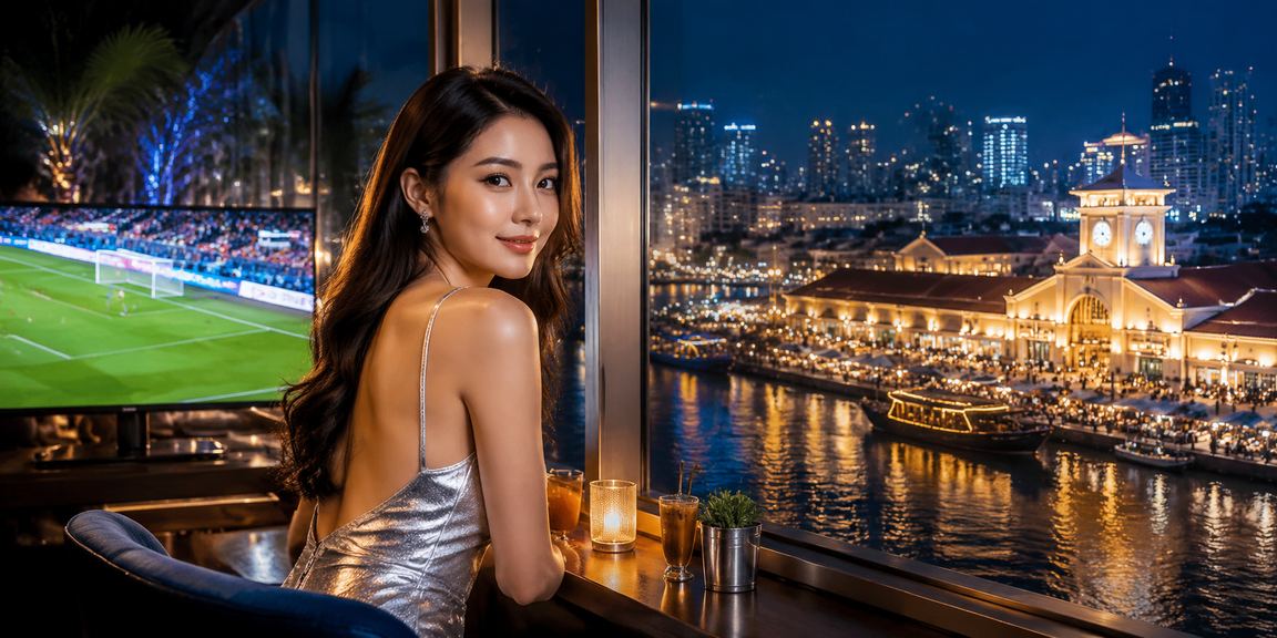 Người dùng TP.HCM xem bóng đá và đặt cược trực tuyến trong quán cà phê buổi tối